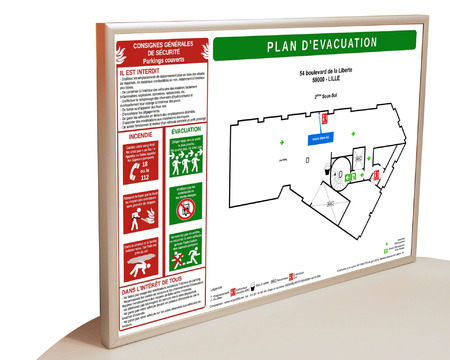 PLAN D’EVACUATION – SIGNALISATION – CONSIGNES